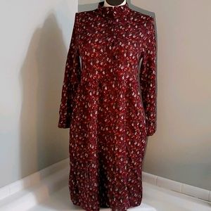 Belle De Jour, NWT Midi Button-top Dress, Cotton